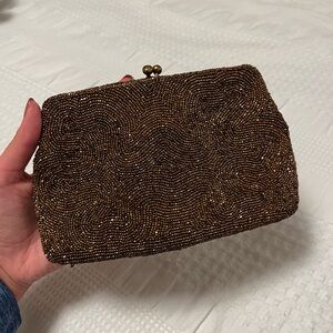 Vintage Beaded Clutch